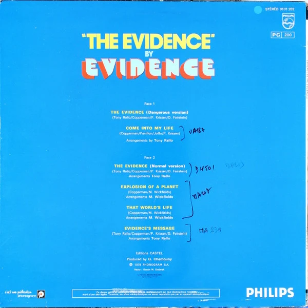 Evidence  - The Evidence (LP, Album) - Image 2