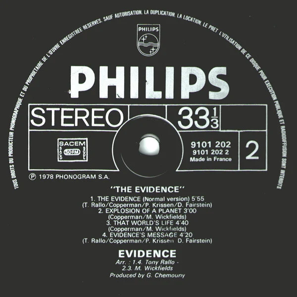 Evidence  - The Evidence (LP, Album) - Image 4