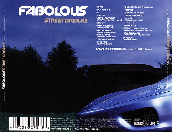 Fabolous - Street Dreams (CD, Album, RE) - Image 2