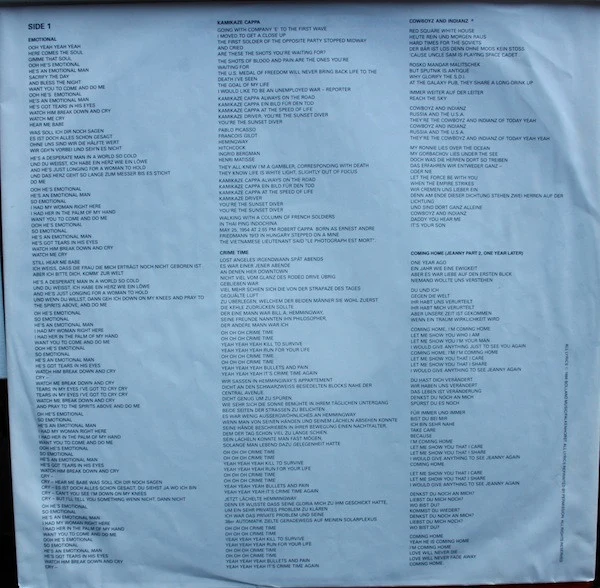 Falco - Emotional (LP, Album) - Image 4