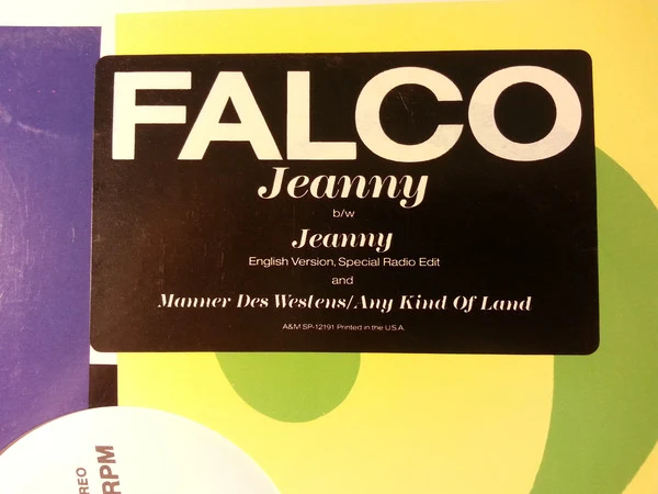Falco - Jeanny (12", Promo) - Image 3