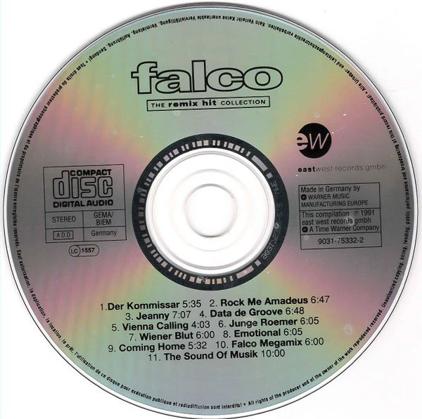 Falco - The Remix Hit Collection (CD, Album, RP) - Image 3