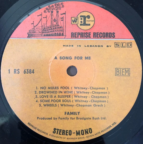 Family  - A Song For Me (LP, Album) - Image 3