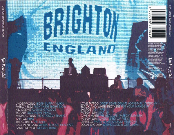 Fatboy Slim - Live On Brighton Beach (CD, Comp, Mixed) - Image 2