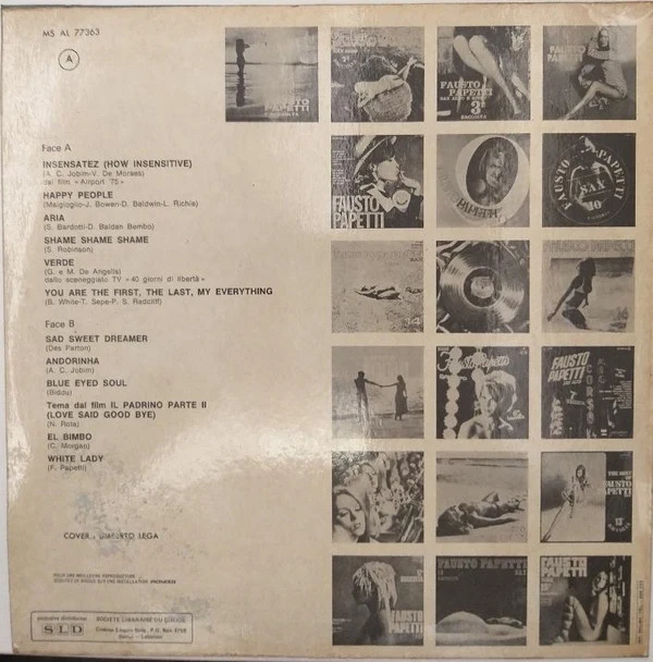 Fausto Papetti - 20ª  Raccolta (LP, Album) - Image 2