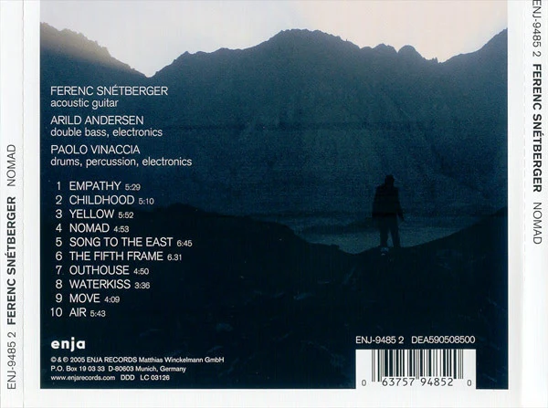 Ferenc Snétberger / Arild Andersen / Paolo Vinaccia - Nomad (CD, Album) - Image 2