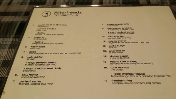Filterheadz - Tribalicious (CD, Comp, Mixed) - Image 4