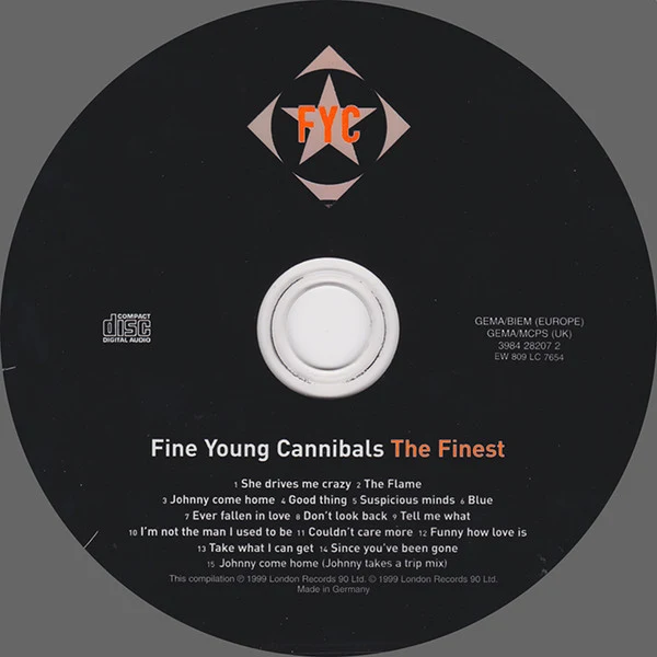Fine Young Cannibals - The Finest (CD, Comp, RE) - Image 3