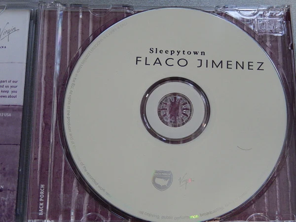 Flaco Jimenez - Sleepytown (CD, Album) - Image 3