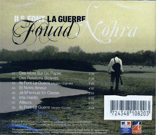 Fouad Nohra* - Ils Font la Guerre (CD, Album) - Image 2