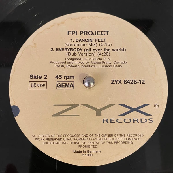 FPI Project - Everybody (All Over The World) (12", Single) - Image 4