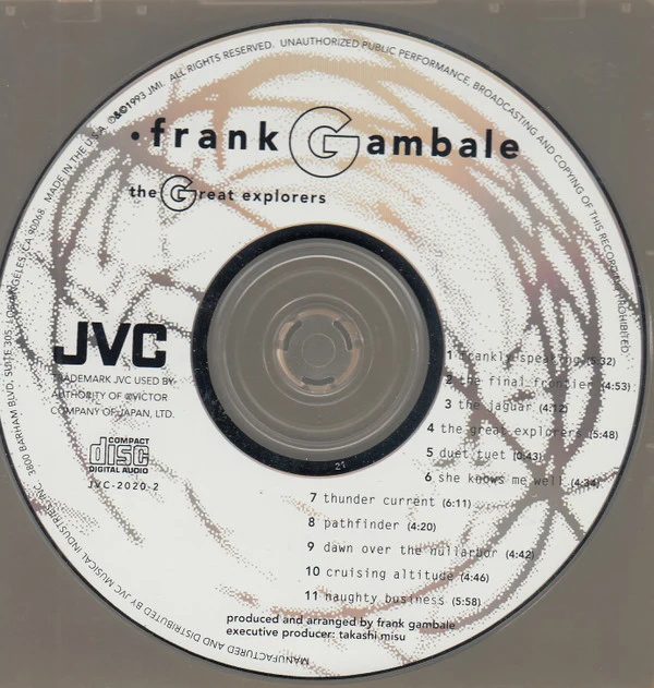 Frank Gambale - The Great Explorers (CD, Album) - Image 2