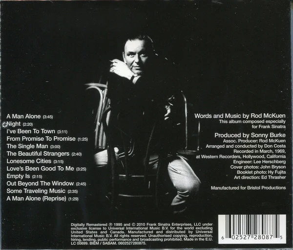 Frank Sinatra - A Man Alone (CD, Album, RE, RM) - Image 2