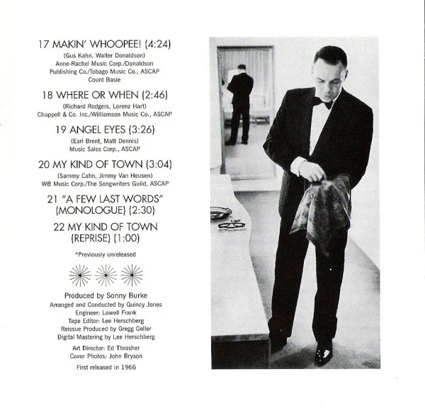 Frank Sinatra - Sinatra At The Sands (CD, Album, RE) - Image 5
