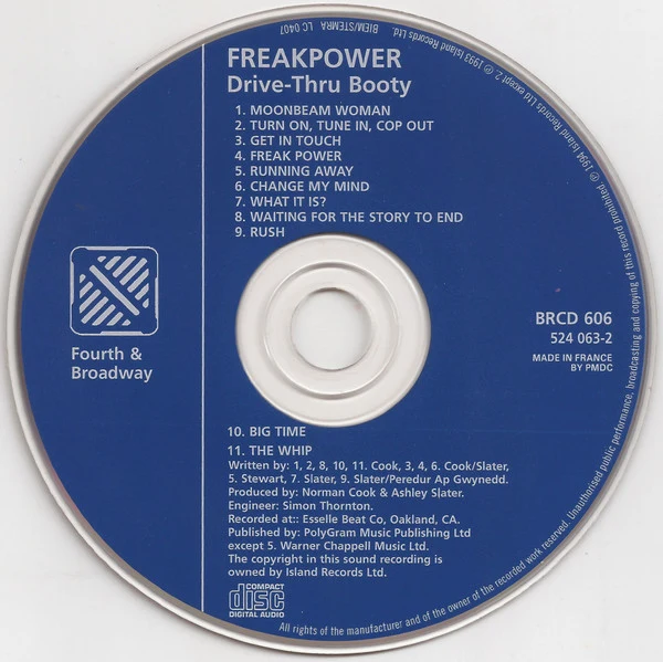 Freak Power - Drive-Thru Booty (CD, Album) - Image 3