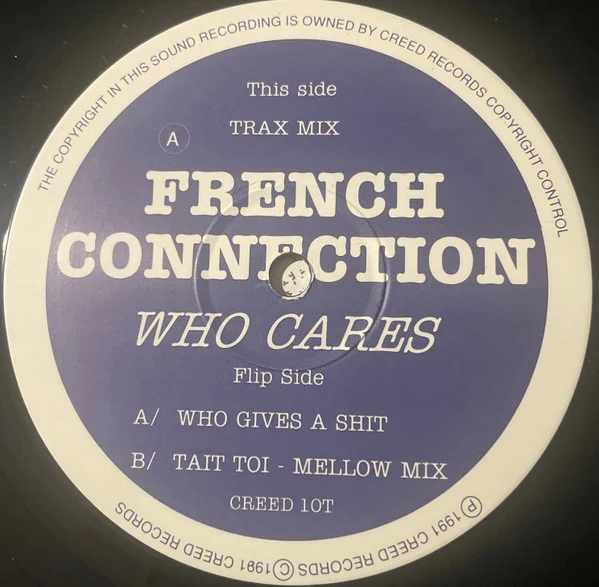 French Connection  - Who Cares (12") - Image 3