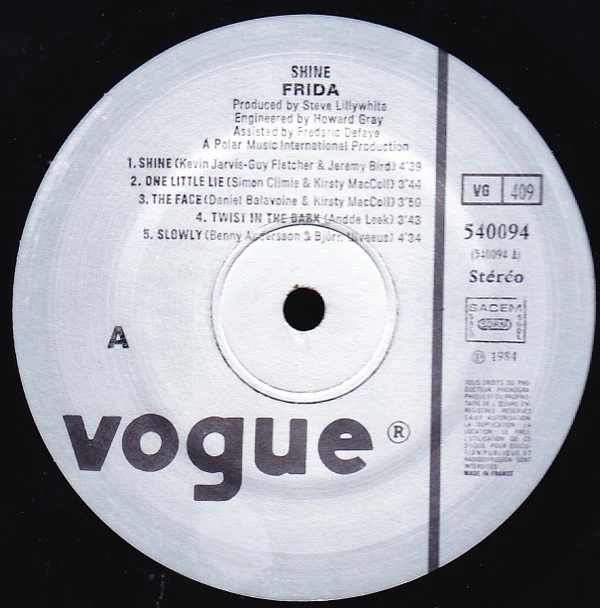 Frida - Shine (LP, Album) - Image 5