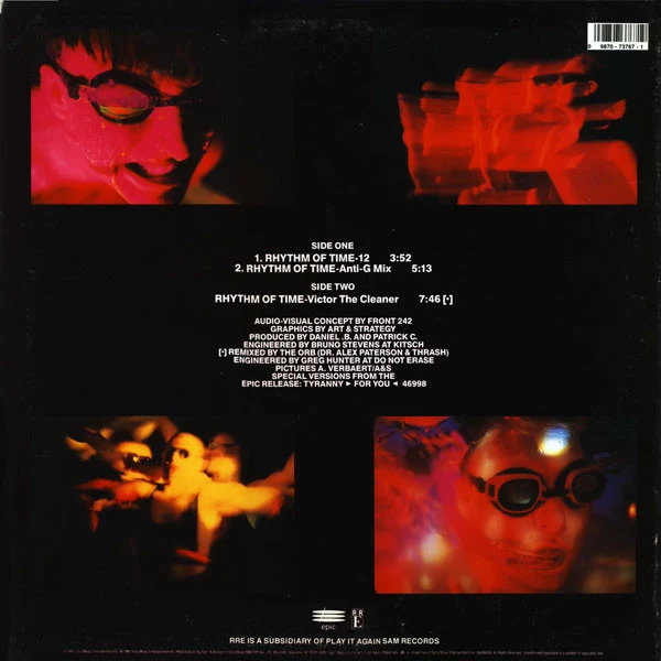 Front 242 - Rhythm Of Time (12", Car) - Image 2