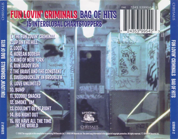 Fun Lovin' Criminals - Bag Of Hits (CD, Comp) - Image 2