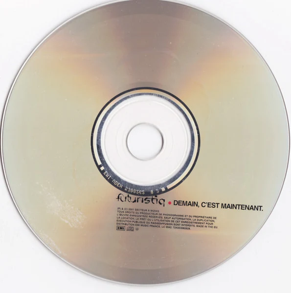 Futuristiq - Demain C'est Maintenant (CD, Album) - Image 3