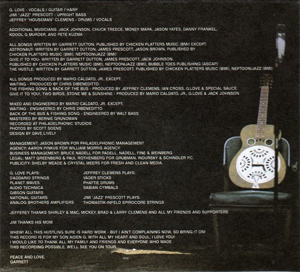 G. Love - The Hustle (CD, Album, Dig) - Image 4