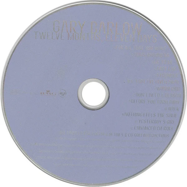 Gary Barlow - Twelve Months, Eleven Days (CD, Album, Enh) - Image 3