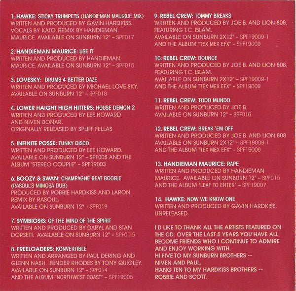 Gavin Hardkiss - Through Rose Tinted Glasses (CD, Comp, Mixed) - Image 4