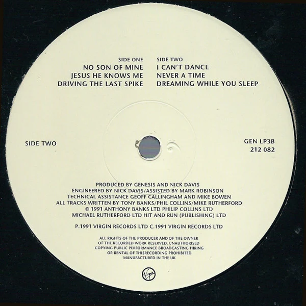 Genesis - We Can't Dance (2xLP, Album) - Image 4