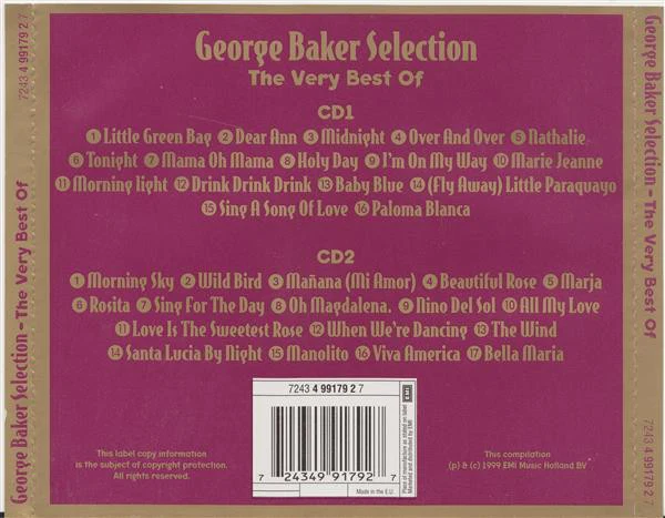 George Baker Selection - The Very Best Of (2xCD, Comp) - Image 2
