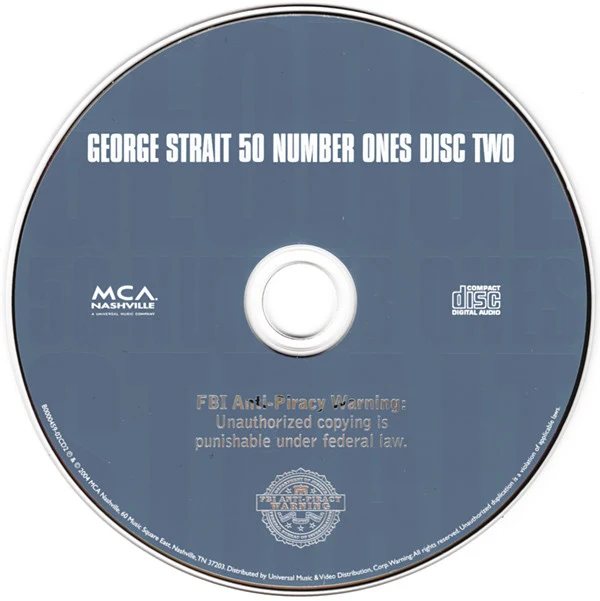 George Strait - 50 Number Ones (2xCD, Comp, OEM) - Image 4