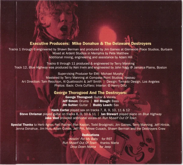 George Thorogood And The Destroyers* - The Dirty Dozen (CD, Album) - Image 3