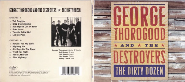 George Thorogood And The Destroyers* - The Dirty Dozen (CD, Album) - Image 5