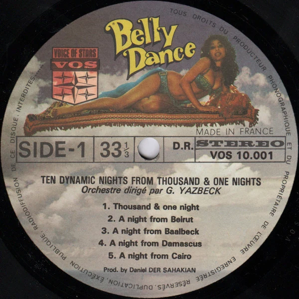 Georges Yazbek And His Orchestra - Ten Dynamic Nights From Thousand & One Nights (LP, Album) - Image 3