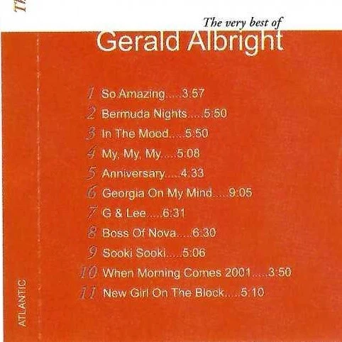 Gerald Albright - The Very Best Of Gerald Albright (HDCD, Comp) - Image 3