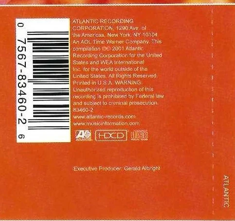 Gerald Albright - The Very Best Of Gerald Albright (HDCD, Comp) - Image 4