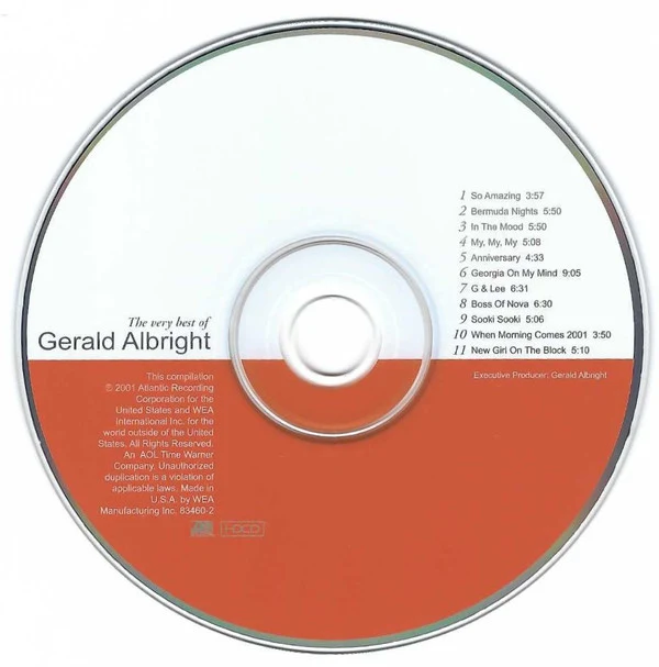 Gerald Albright - The Very Best Of Gerald Albright (HDCD, Comp) - Image 5