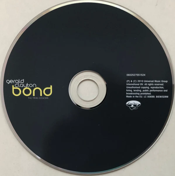 Gerald Clayton - Bond: The Paris Sessions (CD, Album) - Image 3