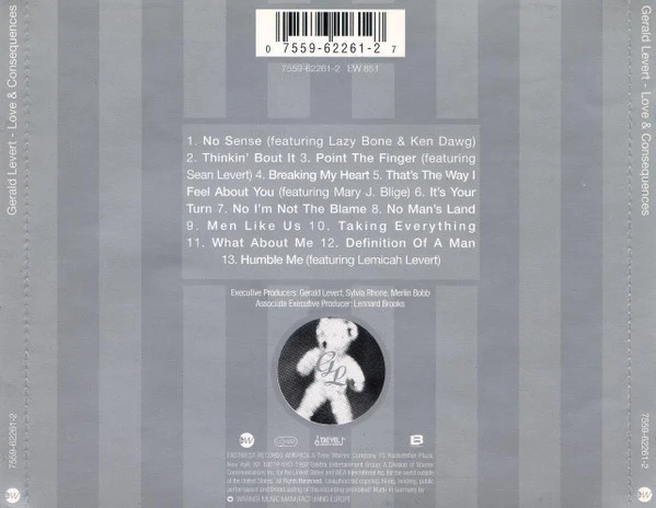 Gerald Levert - Love & Consequences (CD, Album) - Image 2
