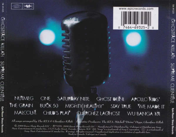 Ghostface Killah - Supreme Clientele (CD, Album) - Image 2