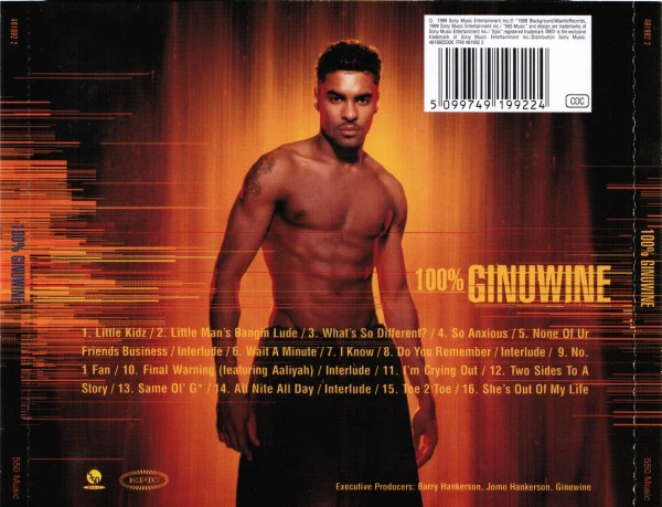 Ginuwine - 100% Ginuwine (CD, Album) - Image 2