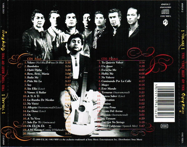 Gipsy Kings - ¡Volare! (The Very Best Of The Gipsy Kings) (2xCD, Comp) - Image 2