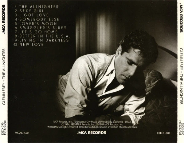 Glenn Frey - The Allnighter (CD, Album, RE) - Image 2