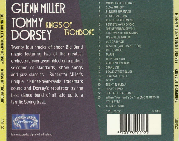 Glenn Miller, Tommy Dorsey - Kings Of Trombone (CD) - Image 2