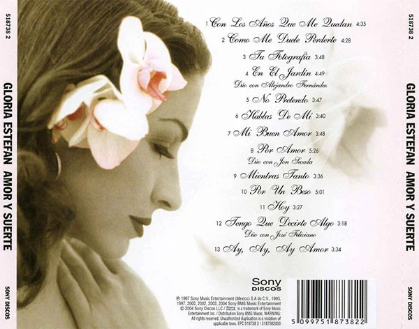 Gloria Estefan - Amor Y Suerte (Éxitos Románticos) (CD, Comp) - Image 2