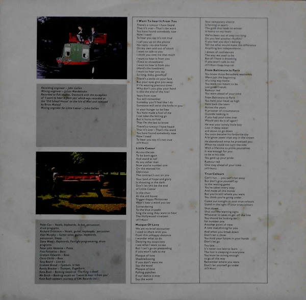 Go West - Dancing On The Couch (LP, Album) - Image 4