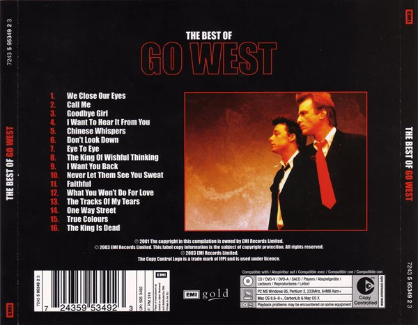 Go West - The Best Of (CD, Comp, Copy Prot., RE) - Image 2