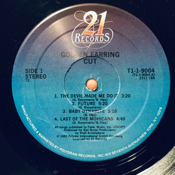 Golden Earring - Cut (LP, Album, 72 ) - Image 3