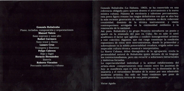 Gonzalo Rubalcaba - Gonzalo Rubalcaba (CD, Album, RE) - Image 4