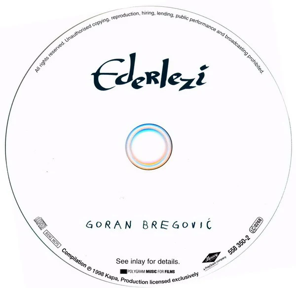 Goran Bregović - Ederlezi (CD, Comp) - Image 3