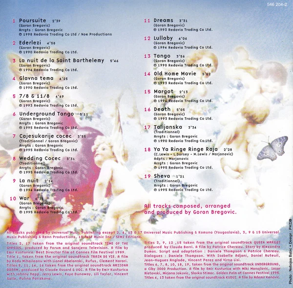 Goran Bregovic* - Music For Films (CD, Comp) - Image 2